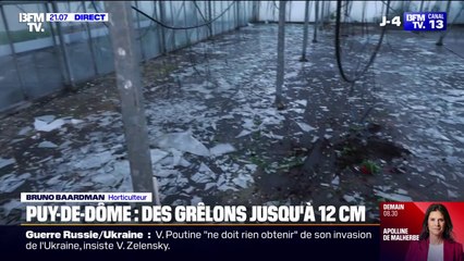 Puy-de-Dôme: des grêlons jusqu'à 12 cm après les orages