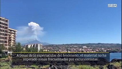 Así ha sido la impresionante erupción del volcán Etna