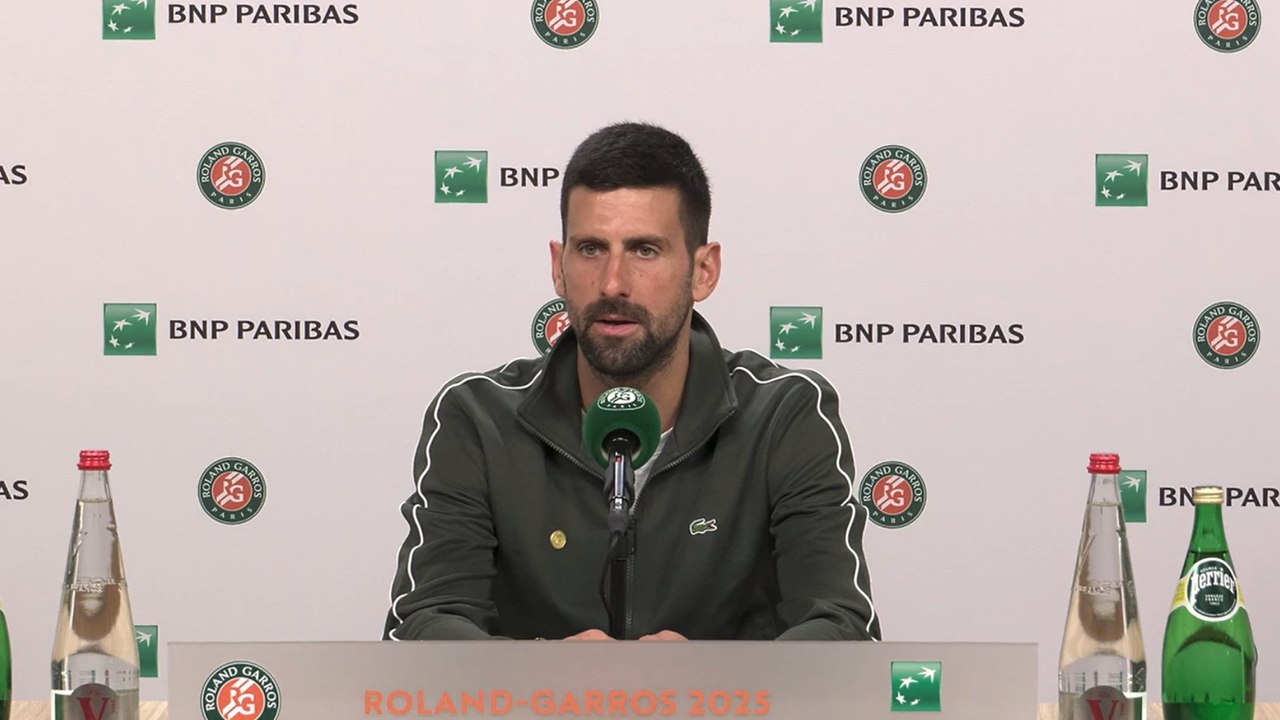 Roland-Garros 2025 - Novak Djokovic : "Il y avait des bombes lacrymogènes, des voitures incendiées... c'était dangereux samedi"