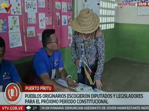 Anzoátegui | Pueblos originarios participaron en la elección de diputados y legisladores