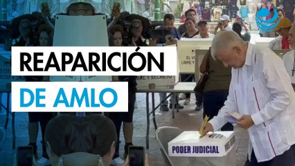 "La gente está muy contenta de verlo", dice Claudia Sheinbaum sobre la reaparición de AMLO