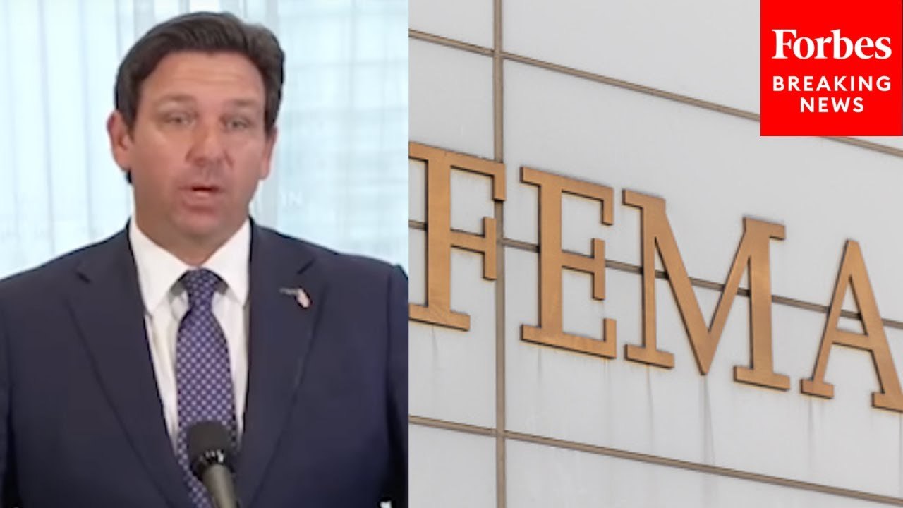 Ron DeSantis Slams FEMA's Response To Hurricanes Milton And Helene As Florida Enters Hurricane Season