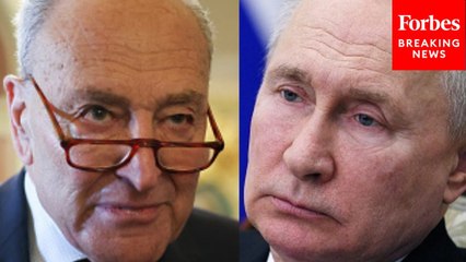 Chuck Schumer Slams Trump's 'Wishy-Washy Approach To Putin', Touts Major Bipartisan Sanctions Bill