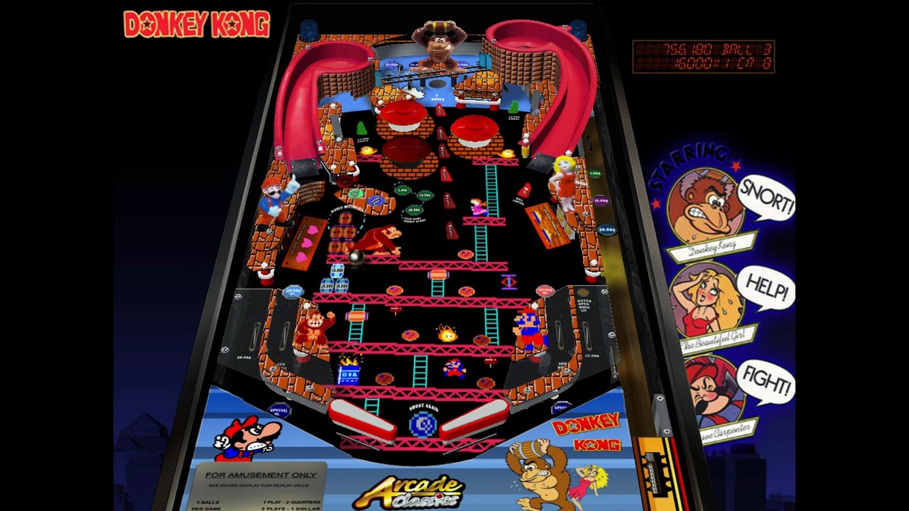 Donkey Kong (VIRTUAL PINBALL)