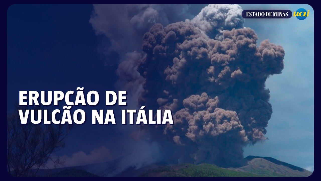 Monte Etna entra em erupção na Itália