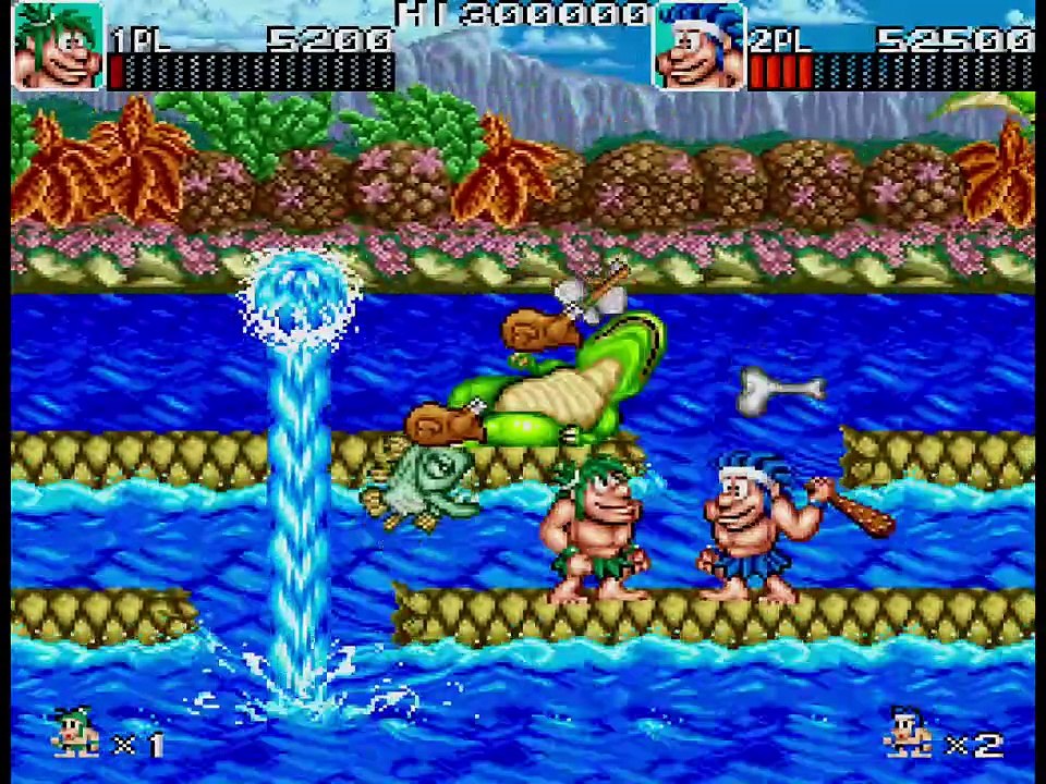 Joe & Mac: Caveman Ninja online multiplayer - arcade