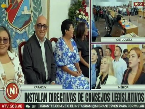 Yaracuy | Nueva junta directiva del Consejo Legislativo fue juramentada en compañía del pueblo