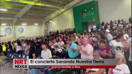 El concierto Sanando la Tierra acercó familias a Dios