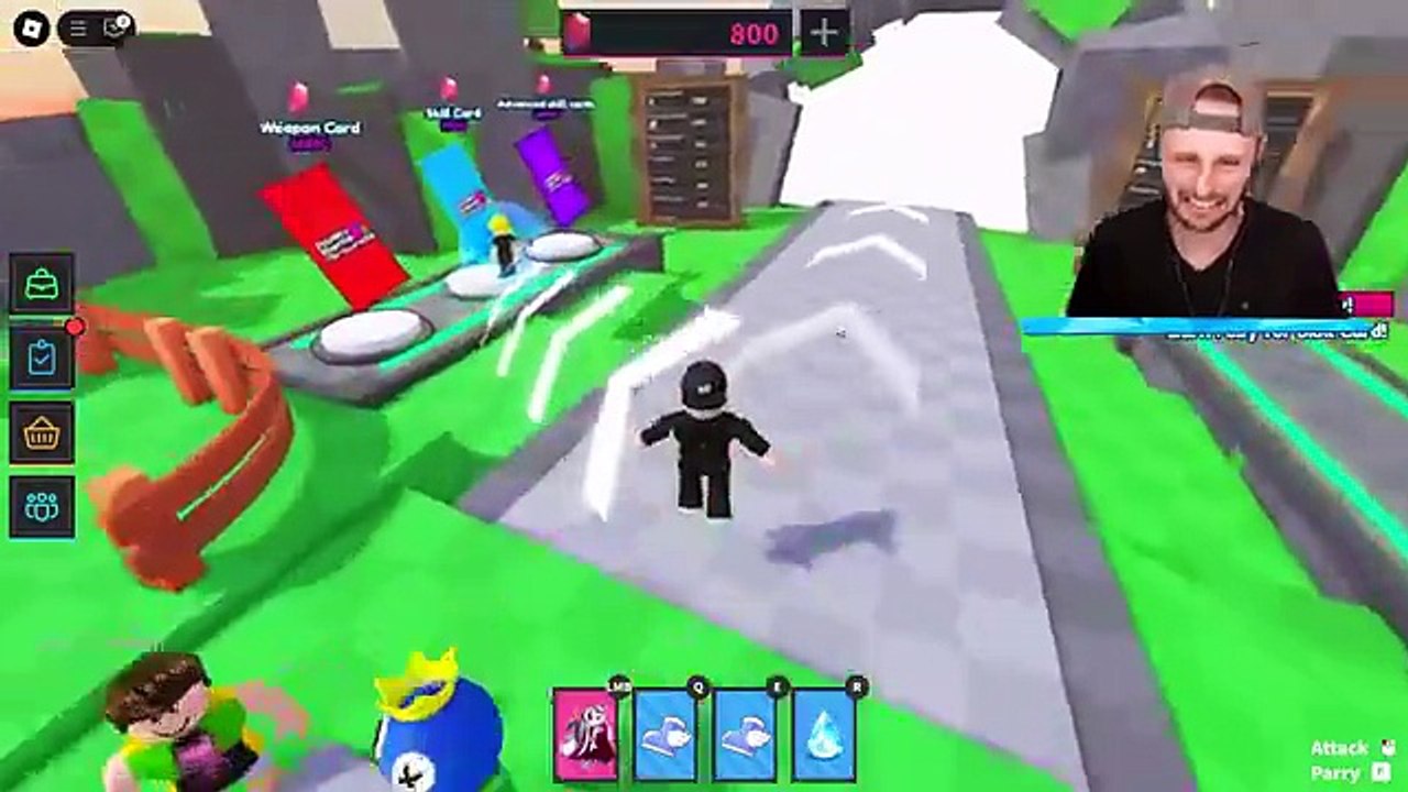 SSUNDEE Buying Overpowered Abilities in Roblox Battlegrounds