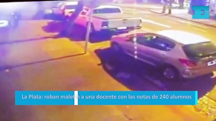roban maletín a una docente con las notas de 240 alumnos