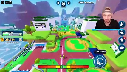 SSUNDEE Spending Robux To Become a Golf Pro in Roblox