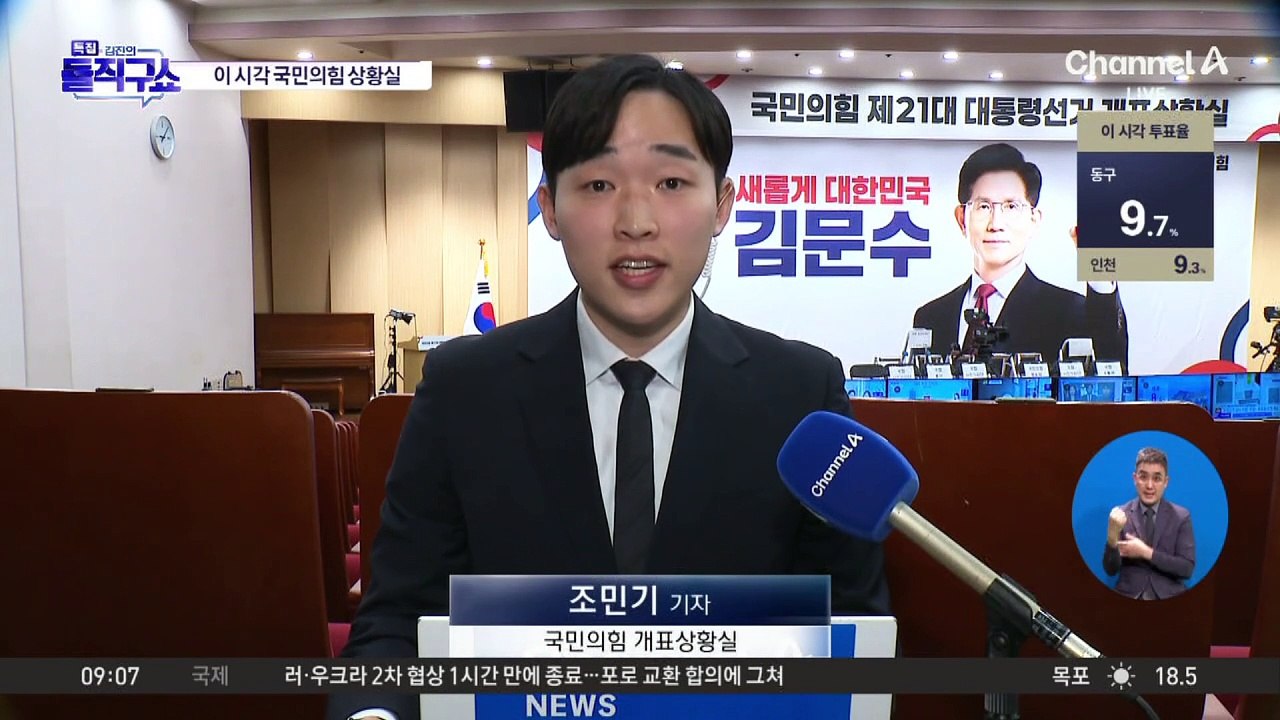 이 시각 국민의힘…“높은 TK 투표율, 고무적 상황”