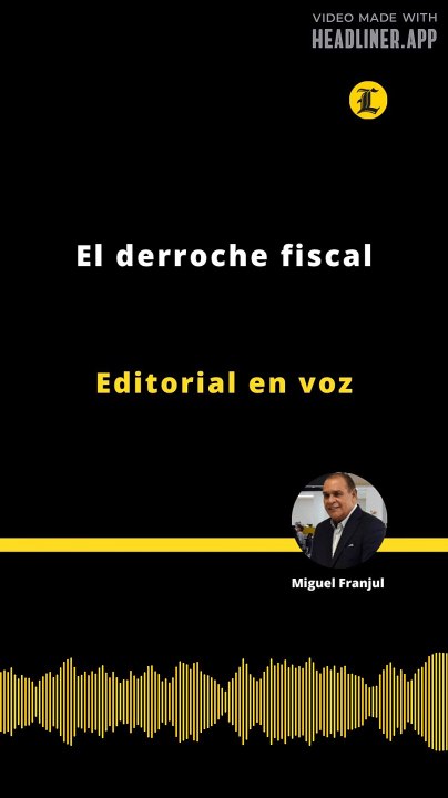 Editorial | El derroche fiscal