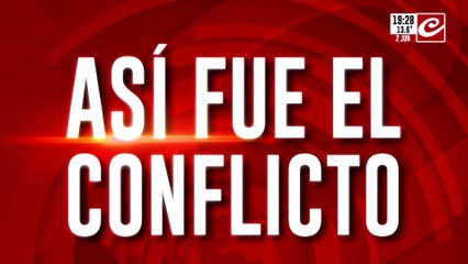 Así fue el conflicto entre la policía y los feriantes de La Salada