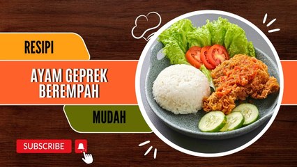 Resipi Ayam Geprek Berempah
