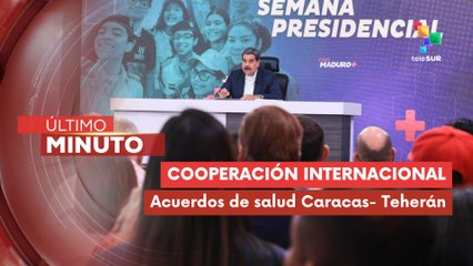 Maduro anuncia llegada de vacunas a Venezuela mediante acuerdo con Irán