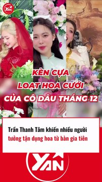 Trần Thanh Tâm khiến nhiều người nhầm tưởng dùng hoa từ bàn gia tiên