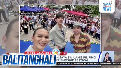David Licauco, nakisaya sa ilang Pilipino sa Kapangyawan Friendship Festival | Balitanghali
