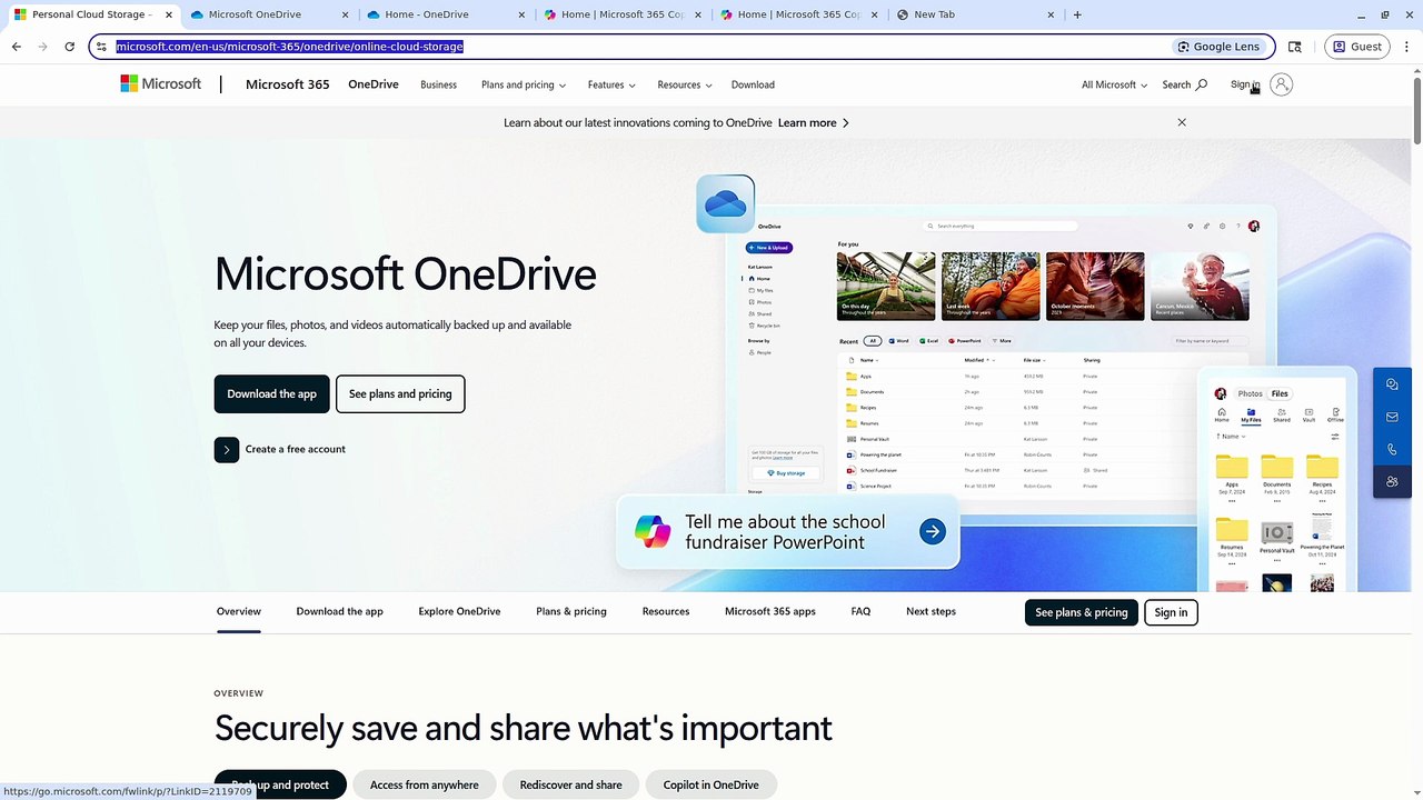 Microsoft OneDrive & Microsoft 365 Copilot Demo
