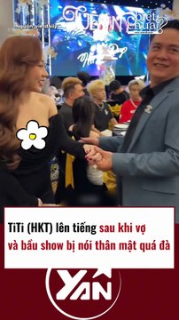 TiTi HKT lên tiếng sau khi thấy vợ và bầu show thân mật quá đà