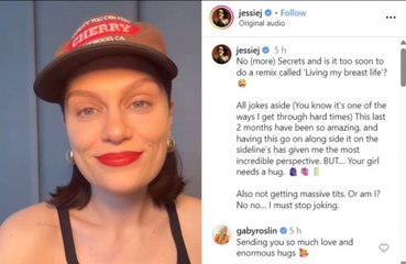 Jessie J reveals breast cancer diagnosis