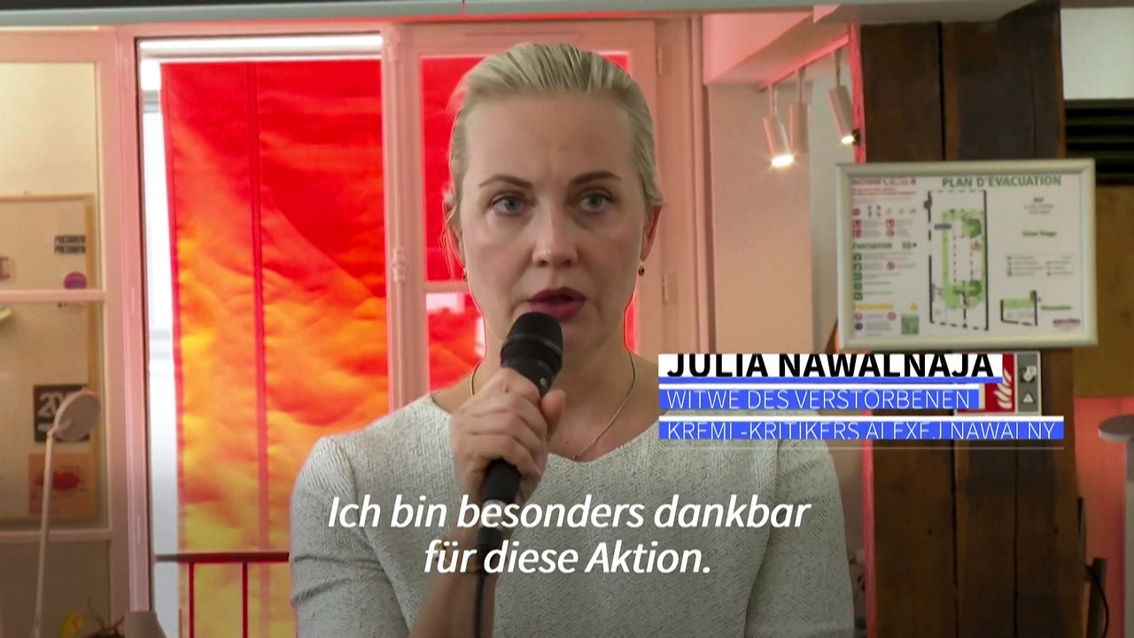 Julia Nawalnaya startet TV-Sender gegen 'Zensur in Russland'