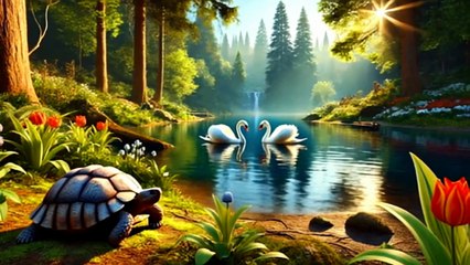 Der Schwan und die Schildkröte – Eine weise Fabel aus dem Panchatantra