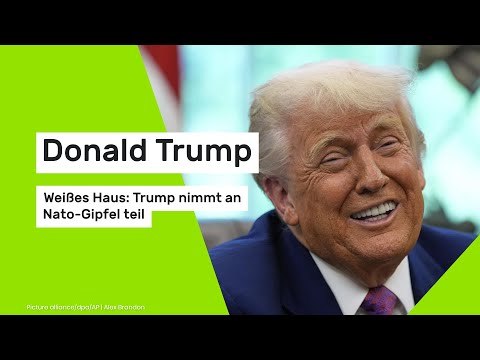 Donald Trump: Weißes Haus: Trump nimmt an Nato-Gipfel teil