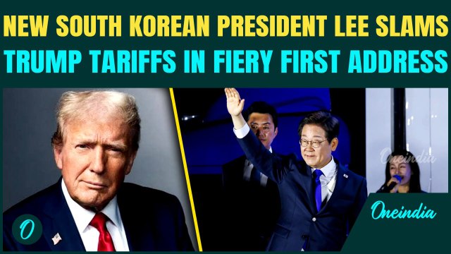 Lee Jae-Myung Sworn In as South Korea’s President: Slams Trump Tariffs, Promises Peace With N Korea