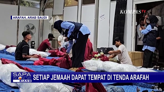 Fasilitas Jelang Puncak Haji 2025, Setiap Jemaah Dapat Tenda di Arafah