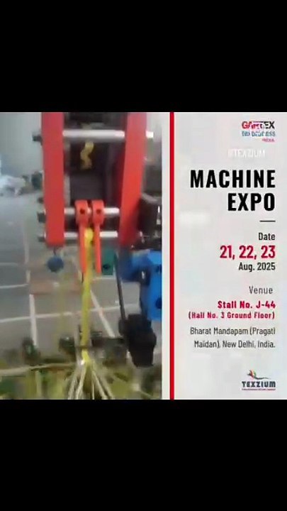 POV: You walk into the future of textile machinery at Gartex 2025 — and we’re leading it.