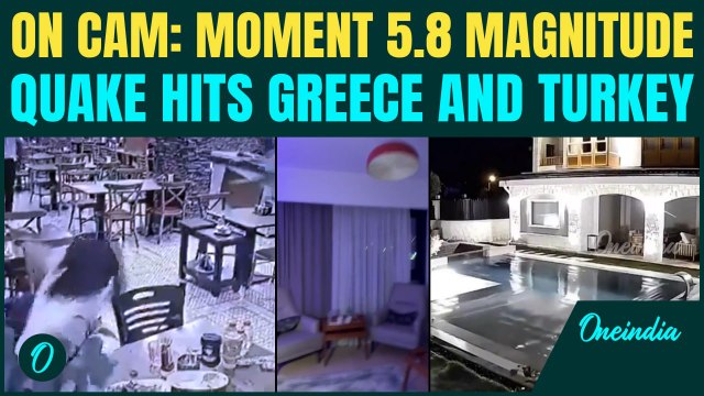 Massive 5.8 Magnitude Earthquake Strikes Greece and Turkey — Buildings Sway, People Flee in Panic