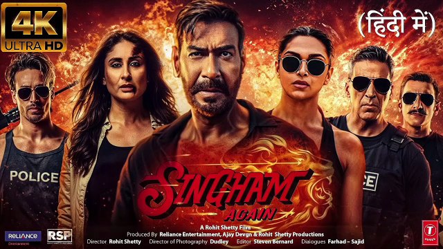 Singham Again _ PART 1 _ 2024 New Released Bollywood Full Action Movie in Akka _ Ajay Devgn, Deepika, Ranveer _