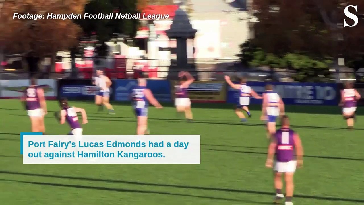 Lucas Edmonds' day out against Hamilton Kangaroos.