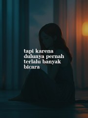 beberapa orang menjadi pendiam bukan karena memang seperti itu