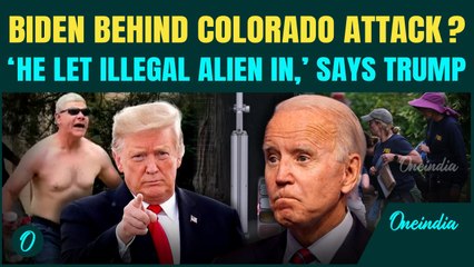 Trump SLAMS Biden After Illegal Alien Harms 8 With Firebombs In Colorado| Biden BLAMED for Bloodshed