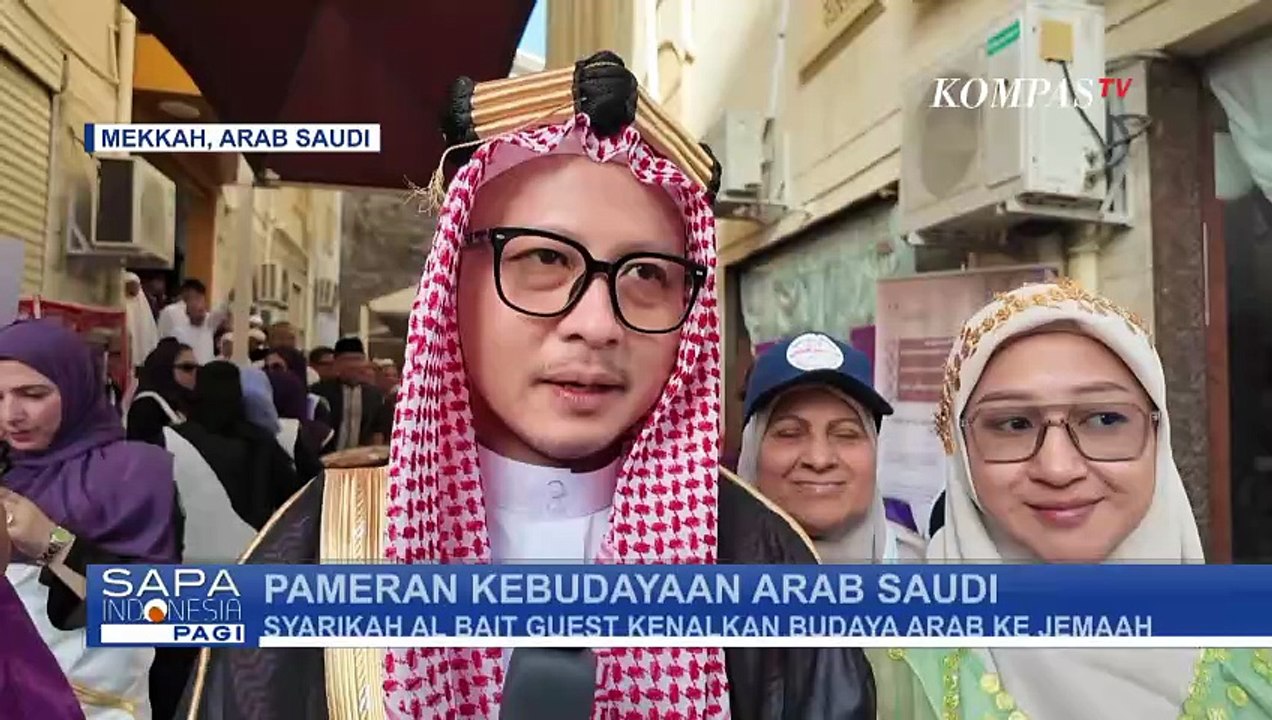 Intip Keseruan Jemaah Haji Khusus Ikuti Pameran Budaya Arab Saudi di Aziziah