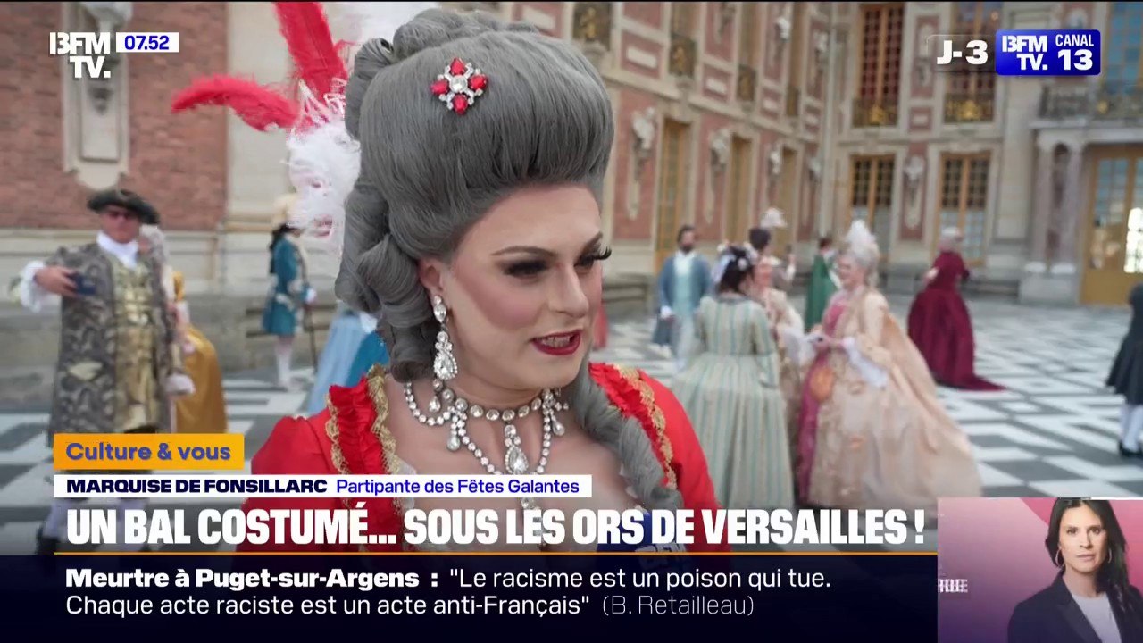 Perruques, costumes, maquillage... Versailles ressuscite le temps des Fêtes Galantes