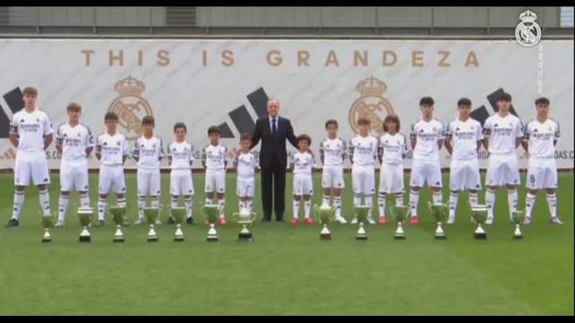 Florentino Pérez felicita a los equipos campeones de La Fábrica