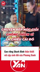 Con riêng Shark Bình thân thiết với cặp sinh đôi của Phương Oanh