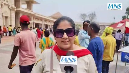 Ayodhya में राम दरबार की प्राण प्रतिष्ठा में उमड़ी भक्तों की भीड़