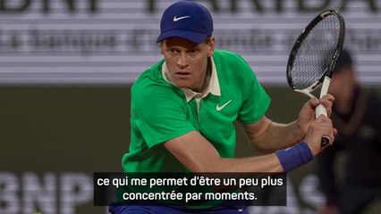 Roland-Garros - Sinner : "J'ai senti que le niveau était très élevé"