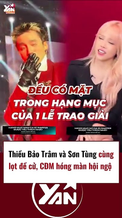 Thiều Bảo Trâm và Son Tùng cùng lọt đề cử, CĐM hóng ngày hội ngộ