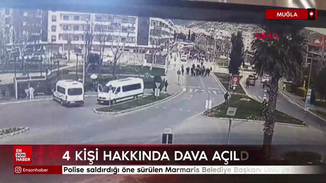 Polise saldırdığı öne sürülen Marmaris Belediye Başkanı Acar Ünlü'ye dava