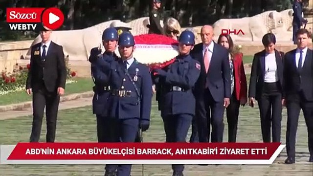 ABD'nin Ankara Büyükelçisi Barrack, Anıtkabir'i ziyaret etti