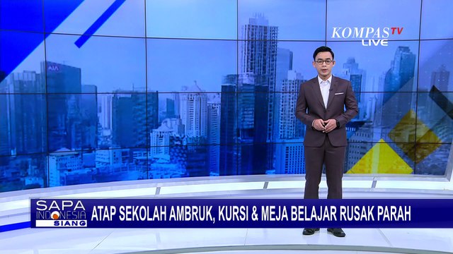 Angin Kencang dan Kondisi Sudah Tak Layak, Atap Sekolah Ambruk