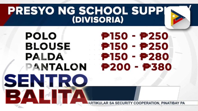 IIang magulang, piniling mamili sa Divisoria ng gamit sa eskwela ng kanilang mga anak para makatipid ; grupong Ban Toxics, may paalala sa pagkilatis sa bibilhing school supplies