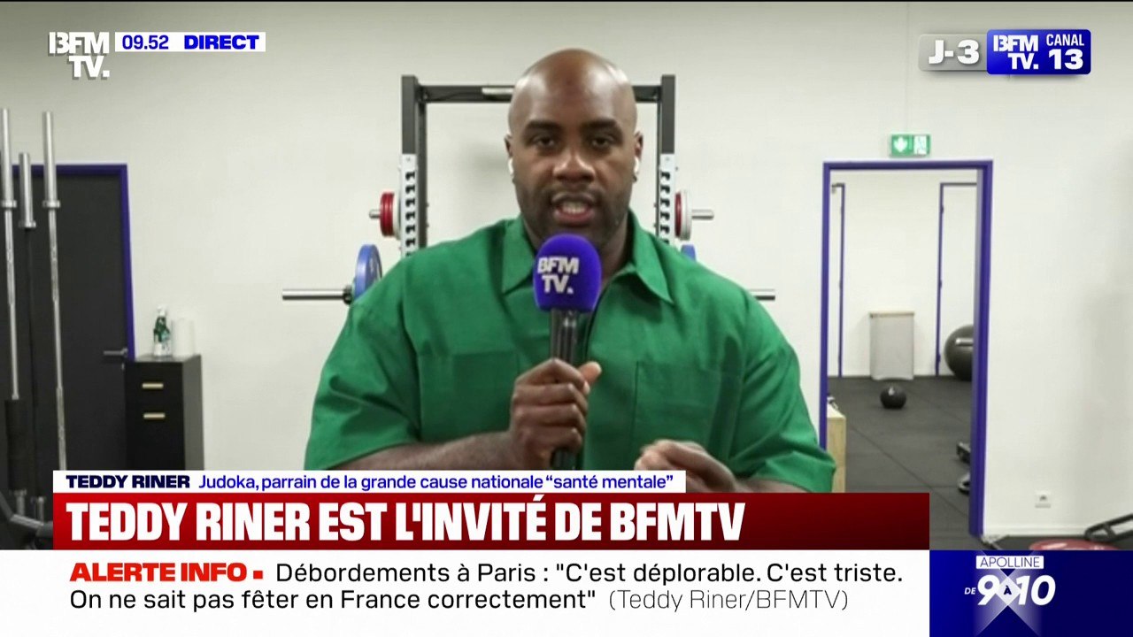 "Il faut désacraliser le mot psychologue qui fait peur", Teddy Riner encourage les Français à plus consulter des professionnels de la santé mentale