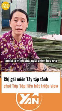 Chị gái miền Tây tập tành chơi tóp tóp thu hút triệu view