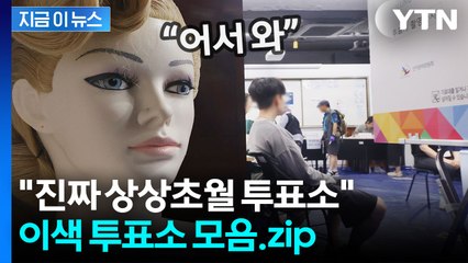 "이런 데서도 투표를 해요?"...이색 투표소 모음 [지금이뉴스] / YTN